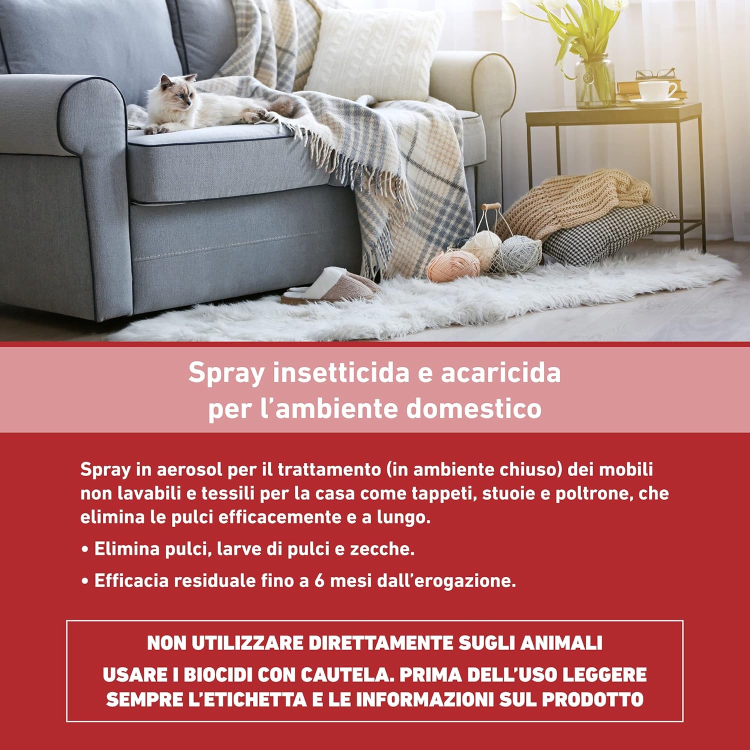 Frontline Homegard Spray Insetticida Antipulci 3x250ml - immagine 5