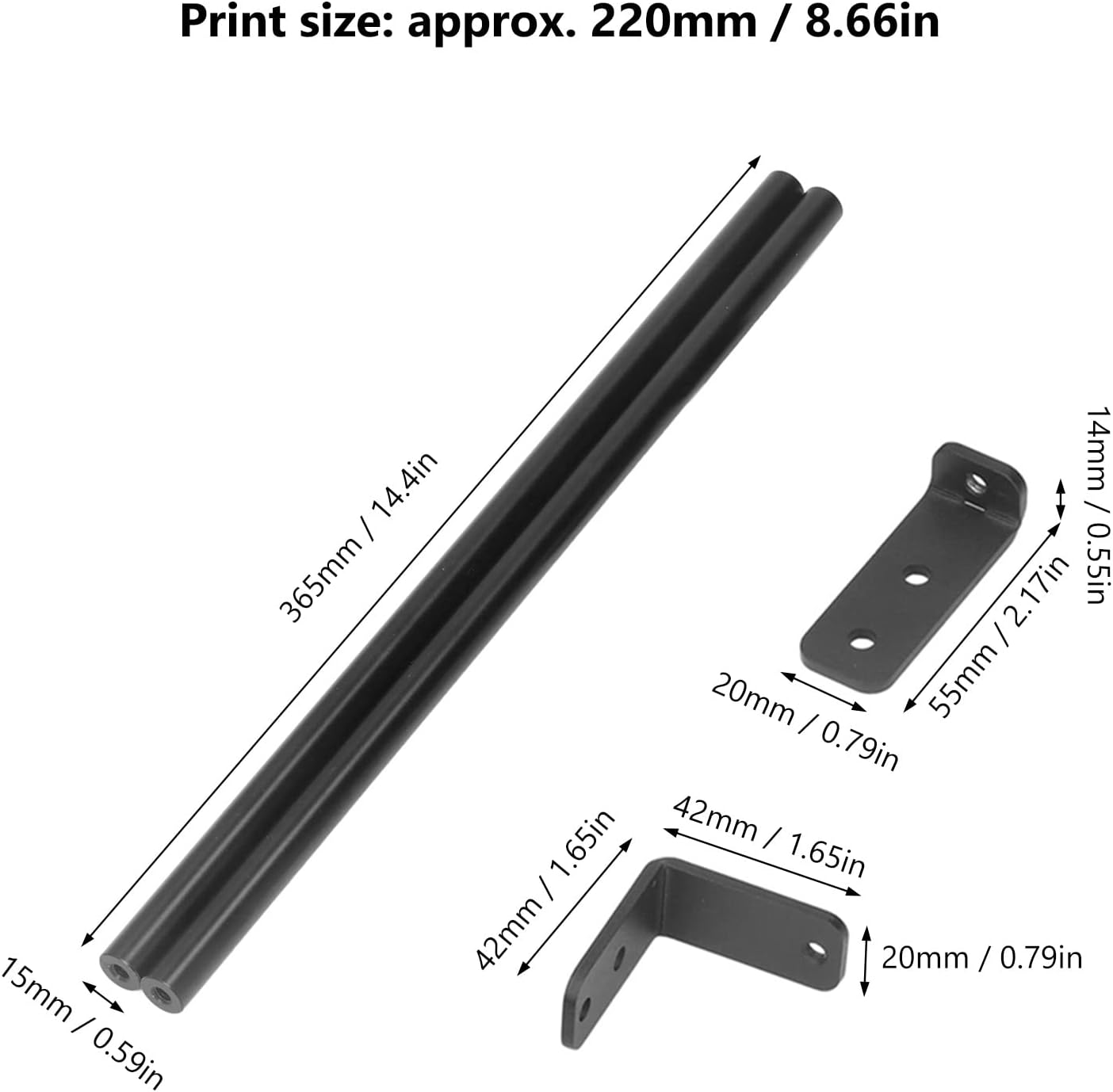 Set di Aste di Supporto per Ender 3 - immagine 3