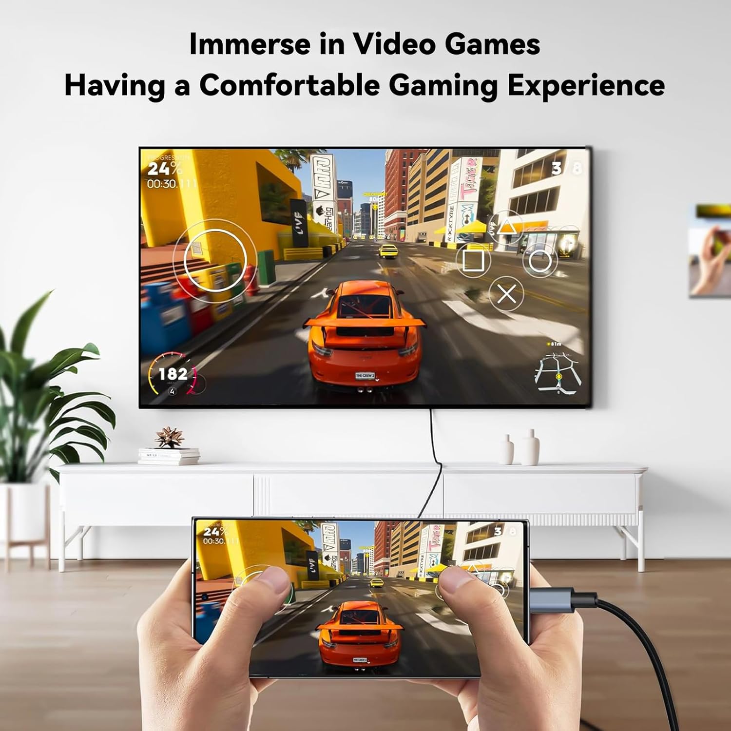 Cavo HDMI USB C HDMI 4K 2M - immagine 3