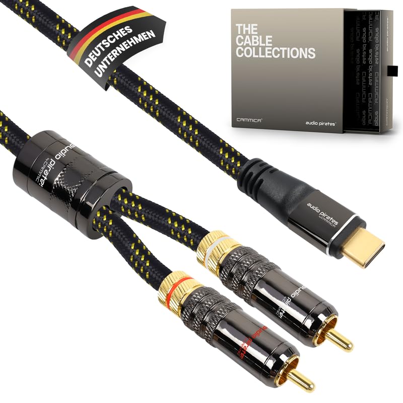 audio pirates by cammica USB-C a 2 RCA Clinch, 2 metri