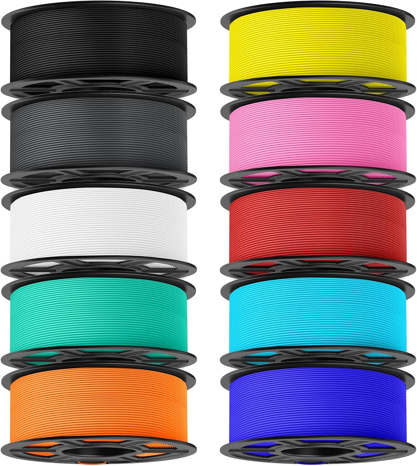 Jayo Rapid Matte PETG Filamento 1,75mm, 10x1.1kg Multicolore - immagine 1