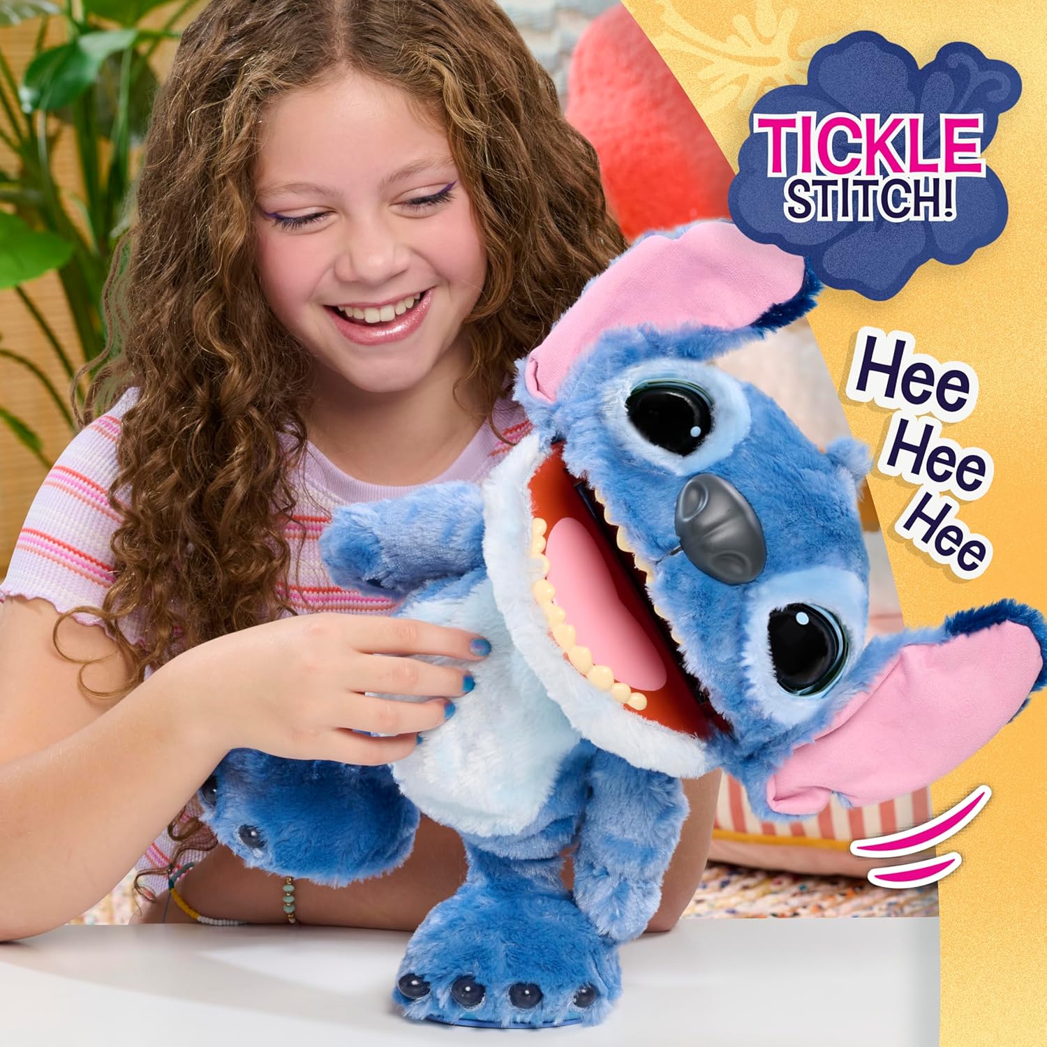Just Play Peluche Interattivo Disney Ultimate Stitch 43 cm - immagine 5