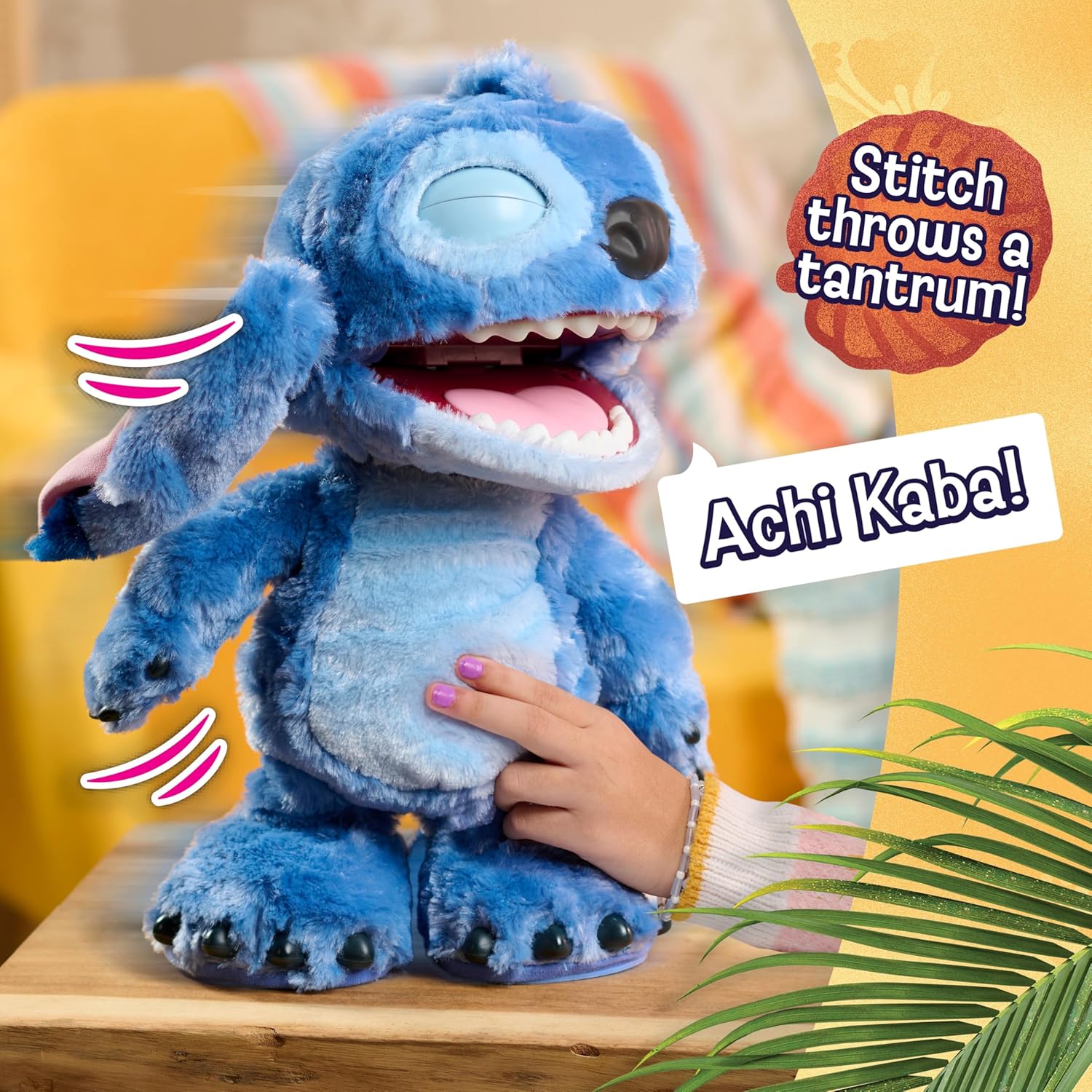 Just Play Peluche Interattivo Disney Ultimate Stitch 43 cm - immagine 7