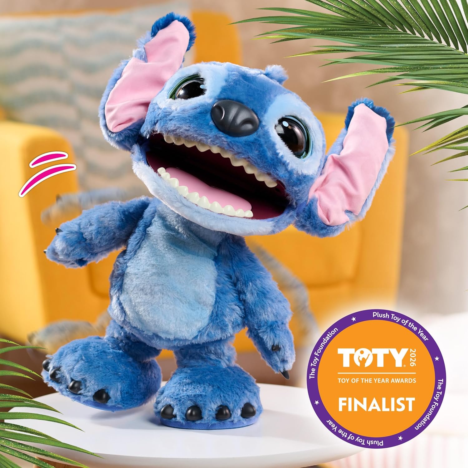 Just Play Peluche Interattivo Disney Ultimate Stitch 43 cm - immagine 8