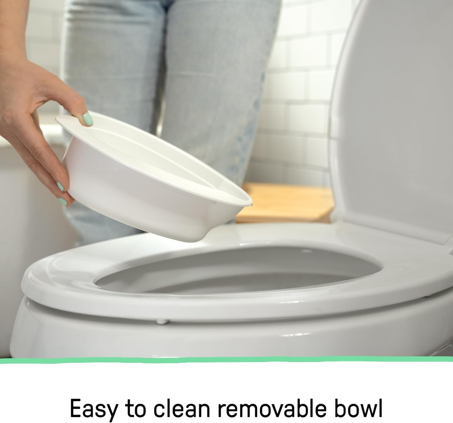 Ingenuity My Size Potty - Vasino Bambini Realistico 2-in-1, Blu - immagine 8