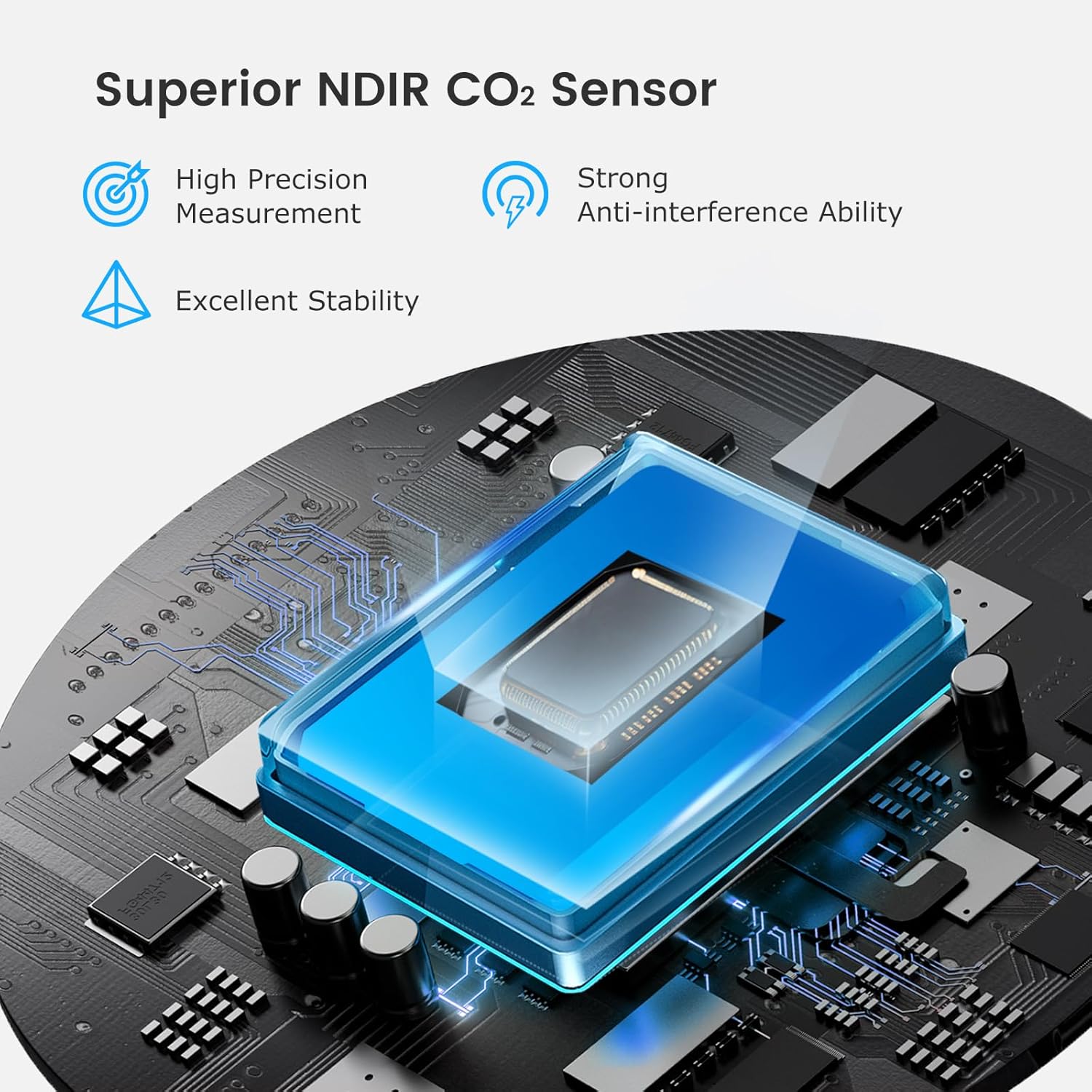 Inkbirdplus Rilevatore CO2 Portatile con Allarme - immagine 6