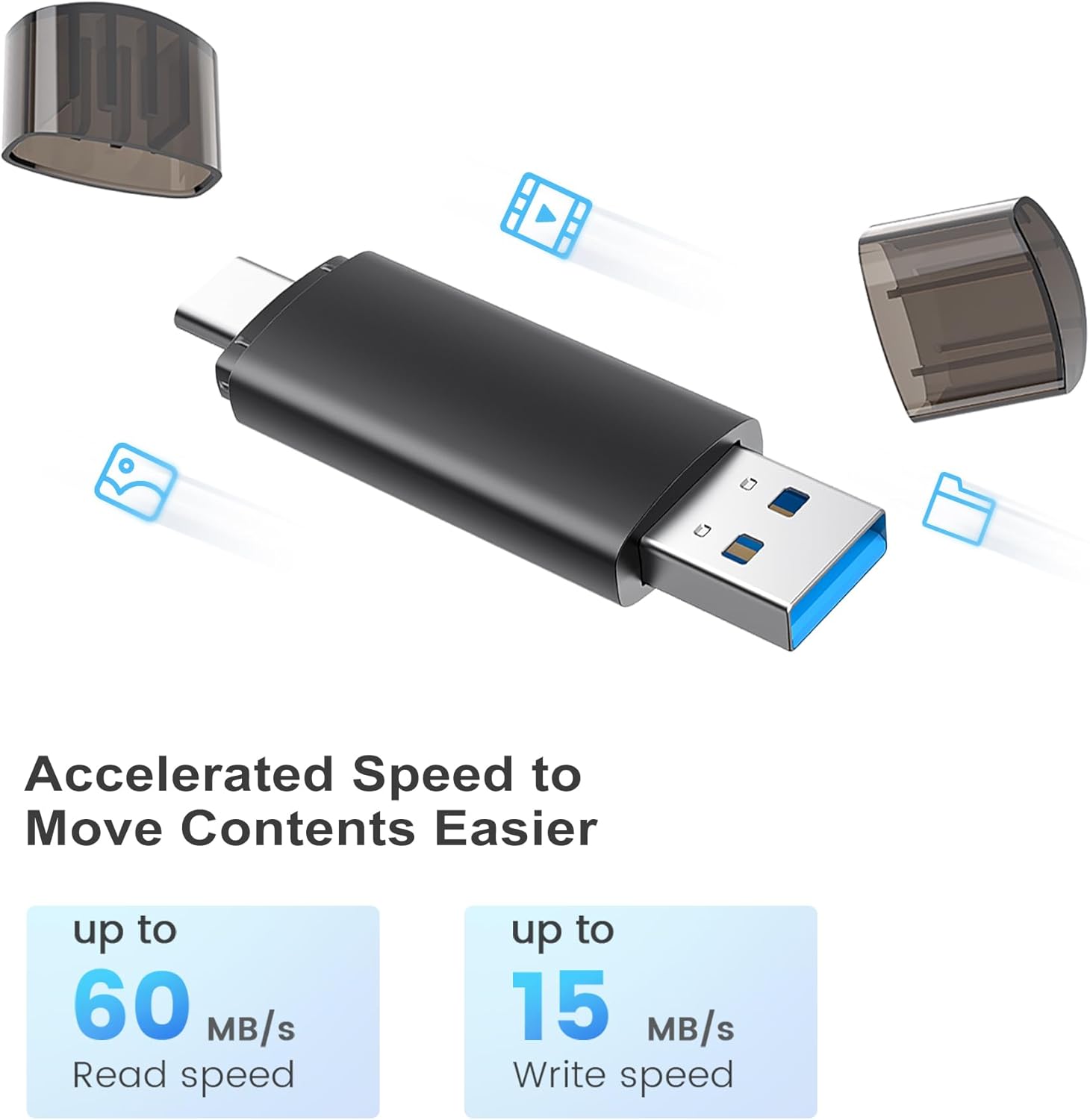 Joiot Chiavetta USB 32GB Dual USB-A & USB-C 3.0 - immagine 4