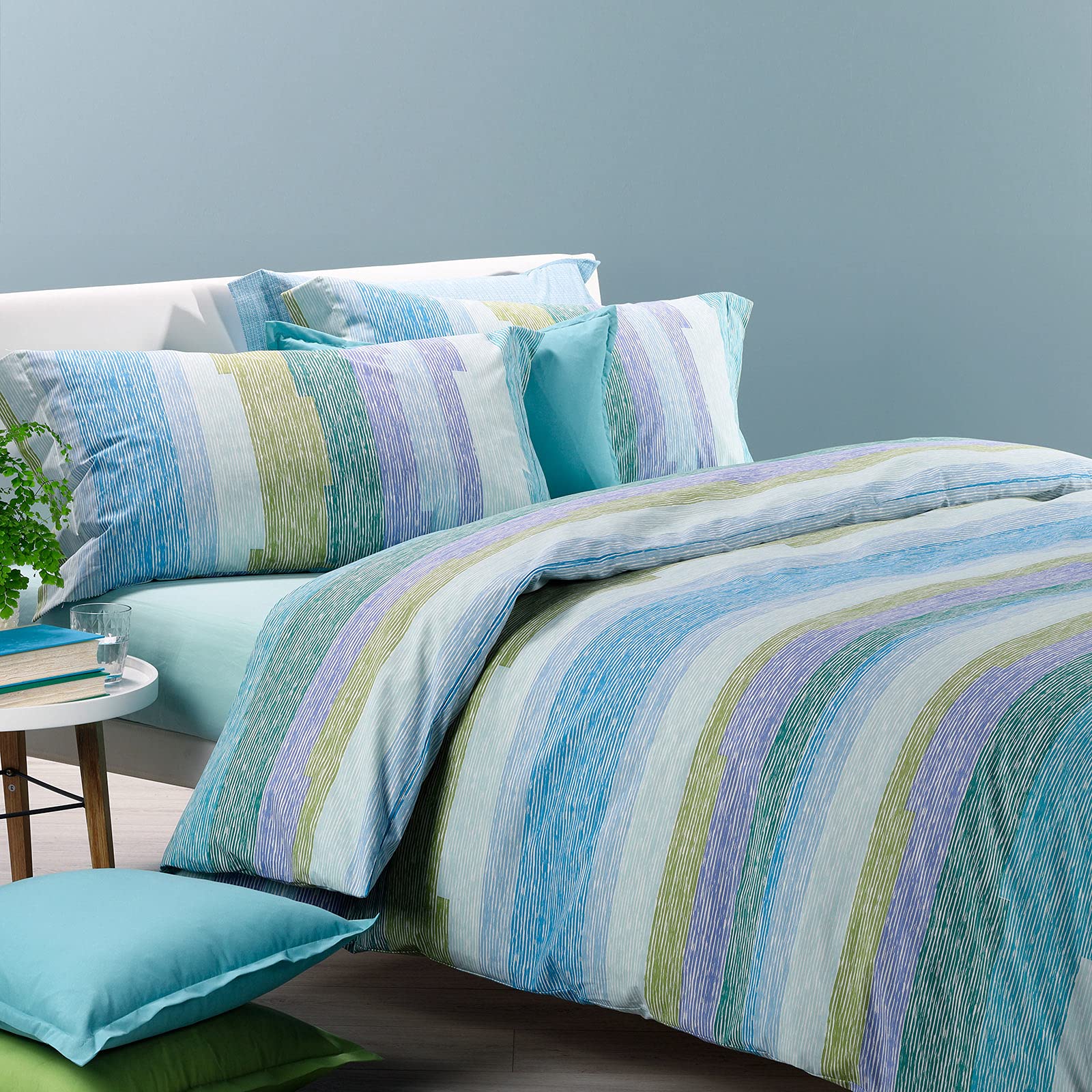 Caleffi Copripiumino Matrimoniale Scandinavia Blu