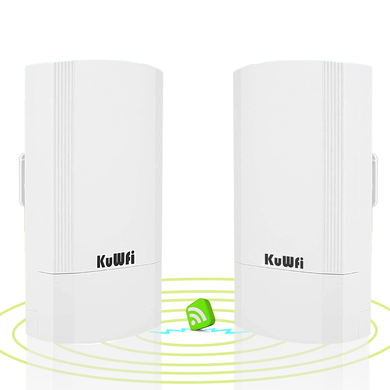 Kuwfi Access Point Esterno 900Mbps Wireless Bridge