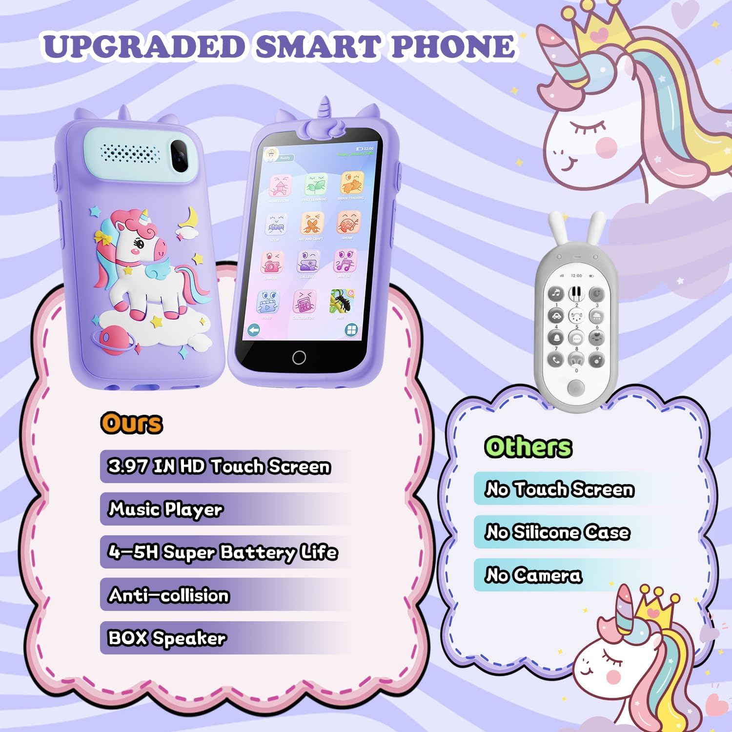 Mini Telefono Touch Screen per Bambini 4.9 pollici - immagine 4