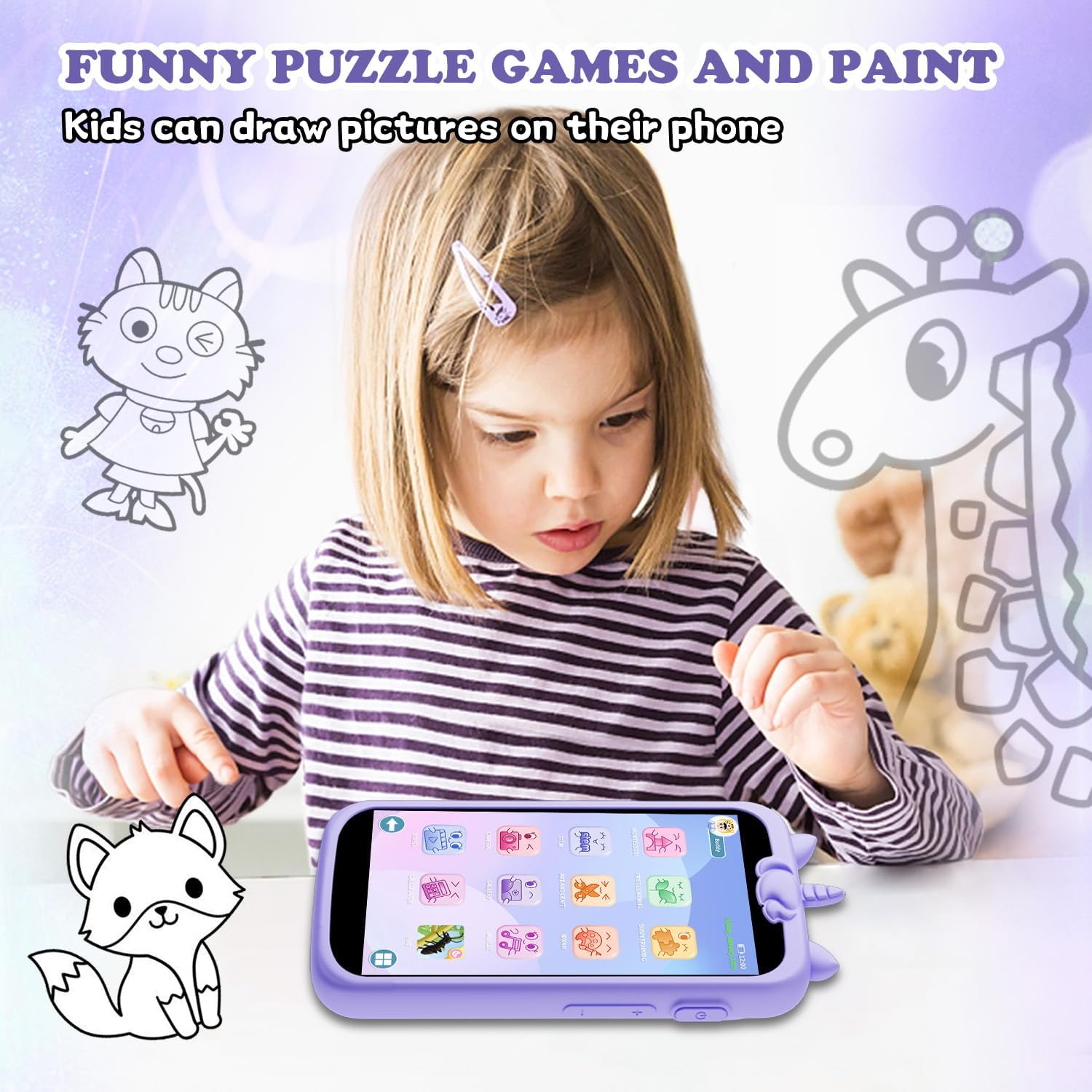 Mini Telefono Touch Screen per Bambini 4.9 pollici - immagine 7