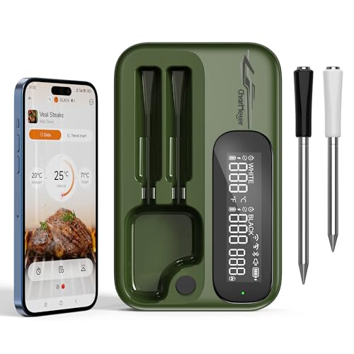 Charmeter Termometro Carne Wireless con 2 Sonde
