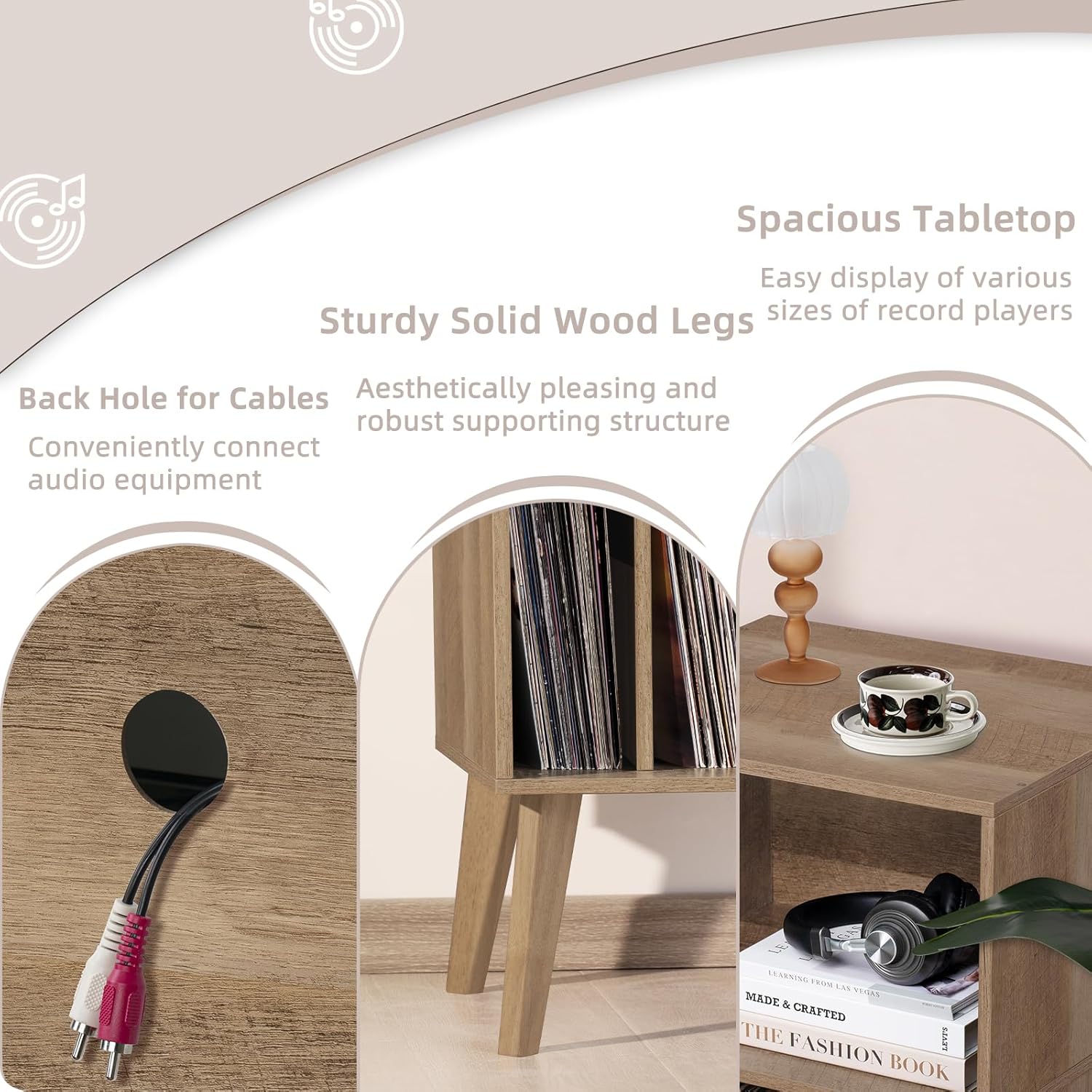 Lelelinky Supporto per Suonatori, EICHE - immagine 5