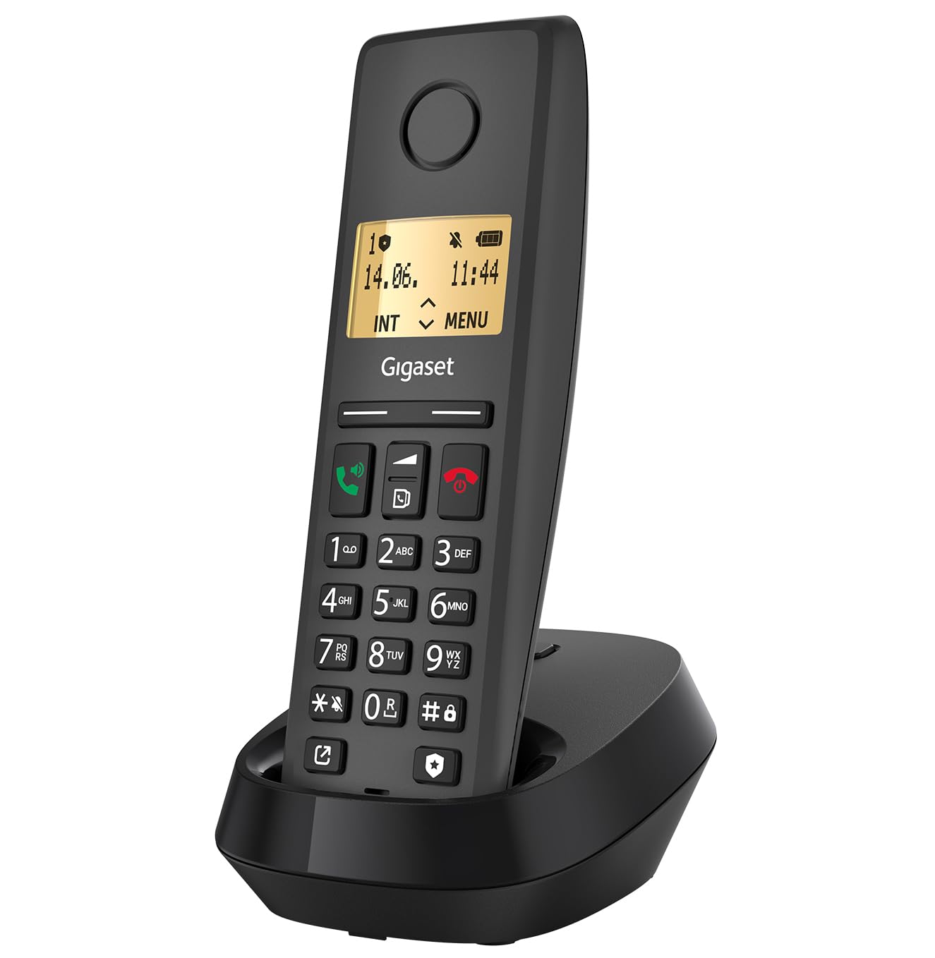 Gigaset PURE 220 - Telefono DECT, Nero Antracite
