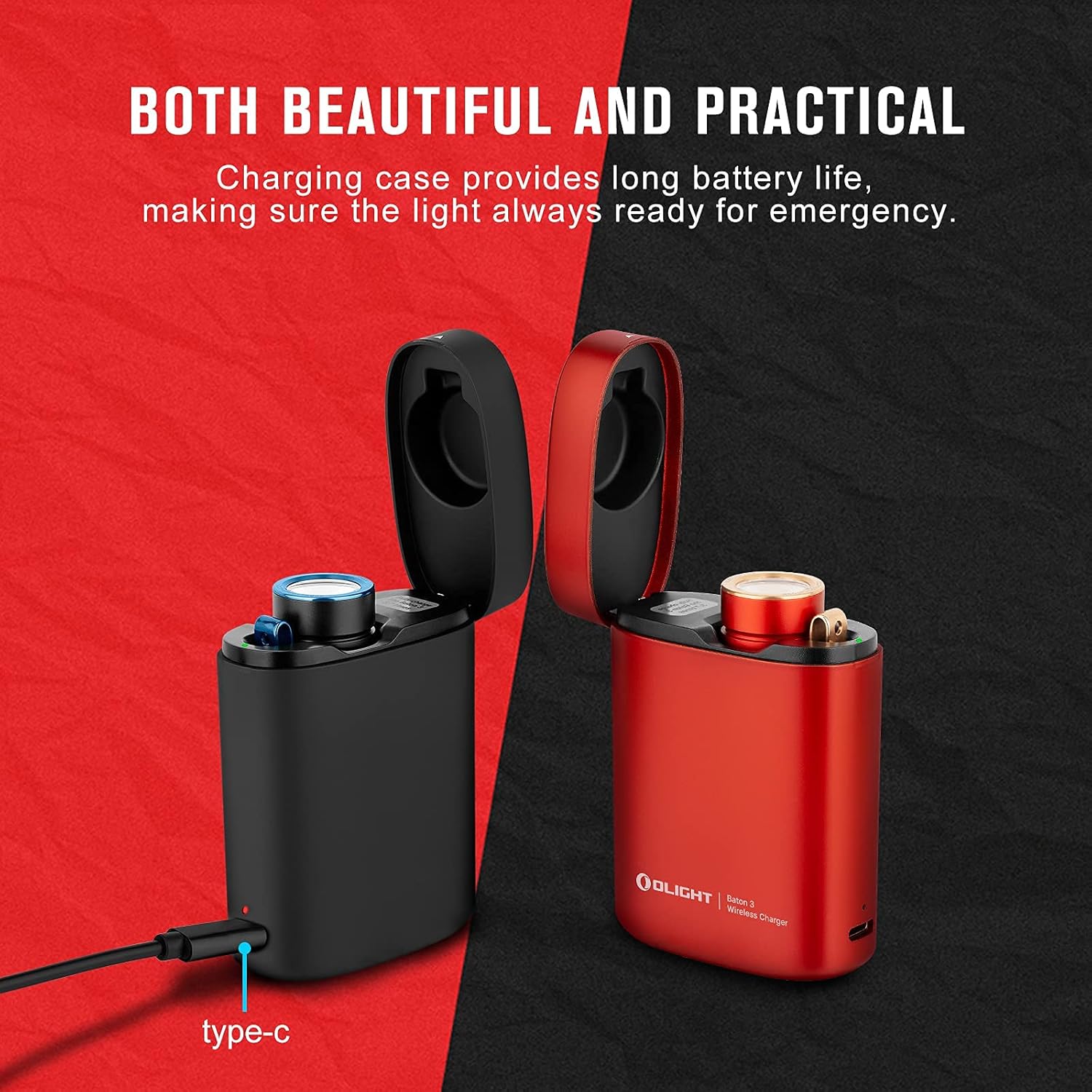 OLIGHT Baton 3 Kit Torcia LED Ricaricabile 1200 Lumen - immagine 5