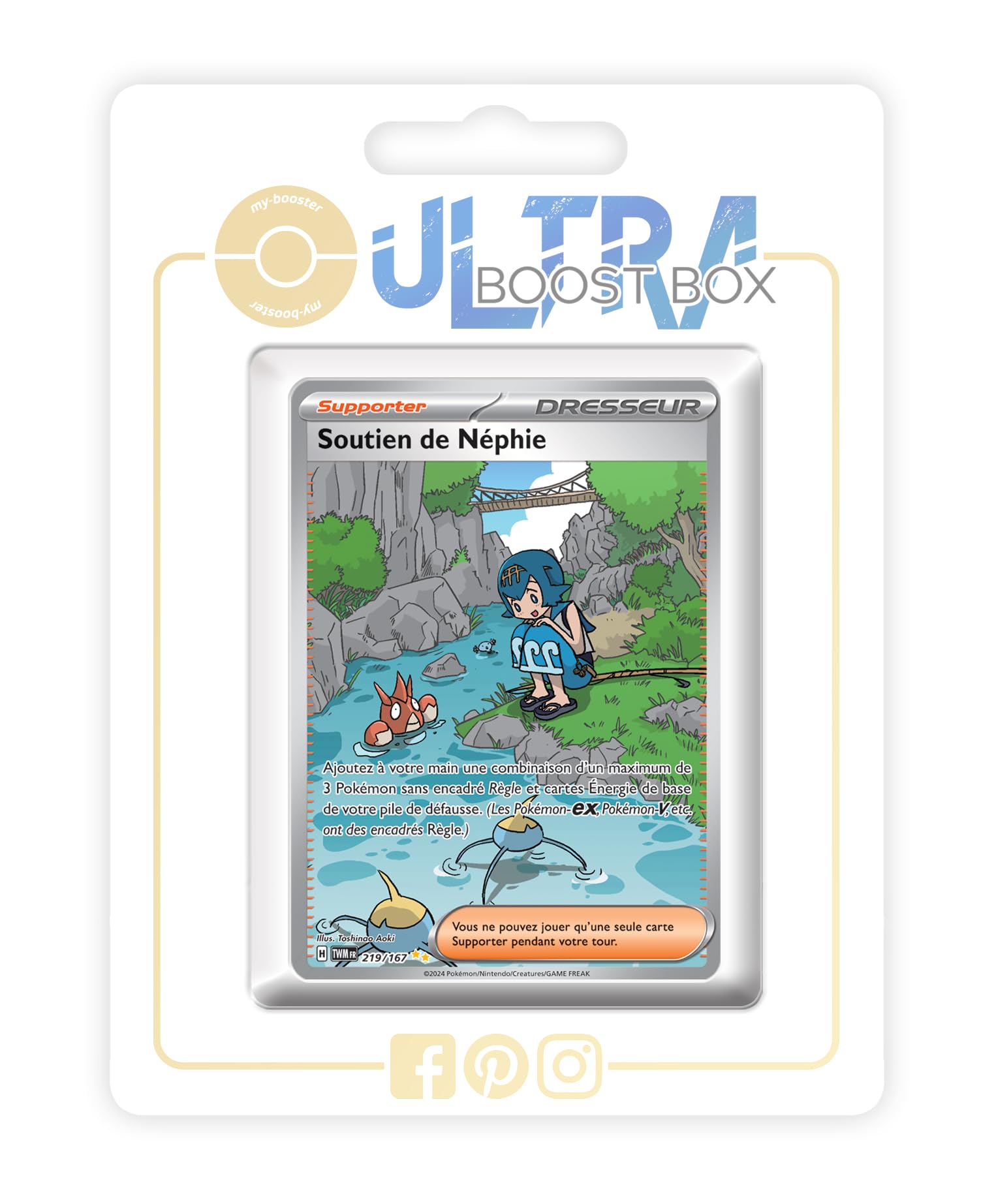 my-booster Company Carte Pokemon, Colore No, SV06-FR-UB-219