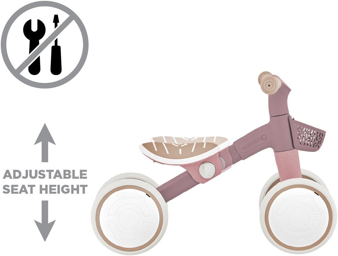 Globber - Portatore Learning Bike ECO - Rosa Berry, da 1 a 3 anni - immagine 5