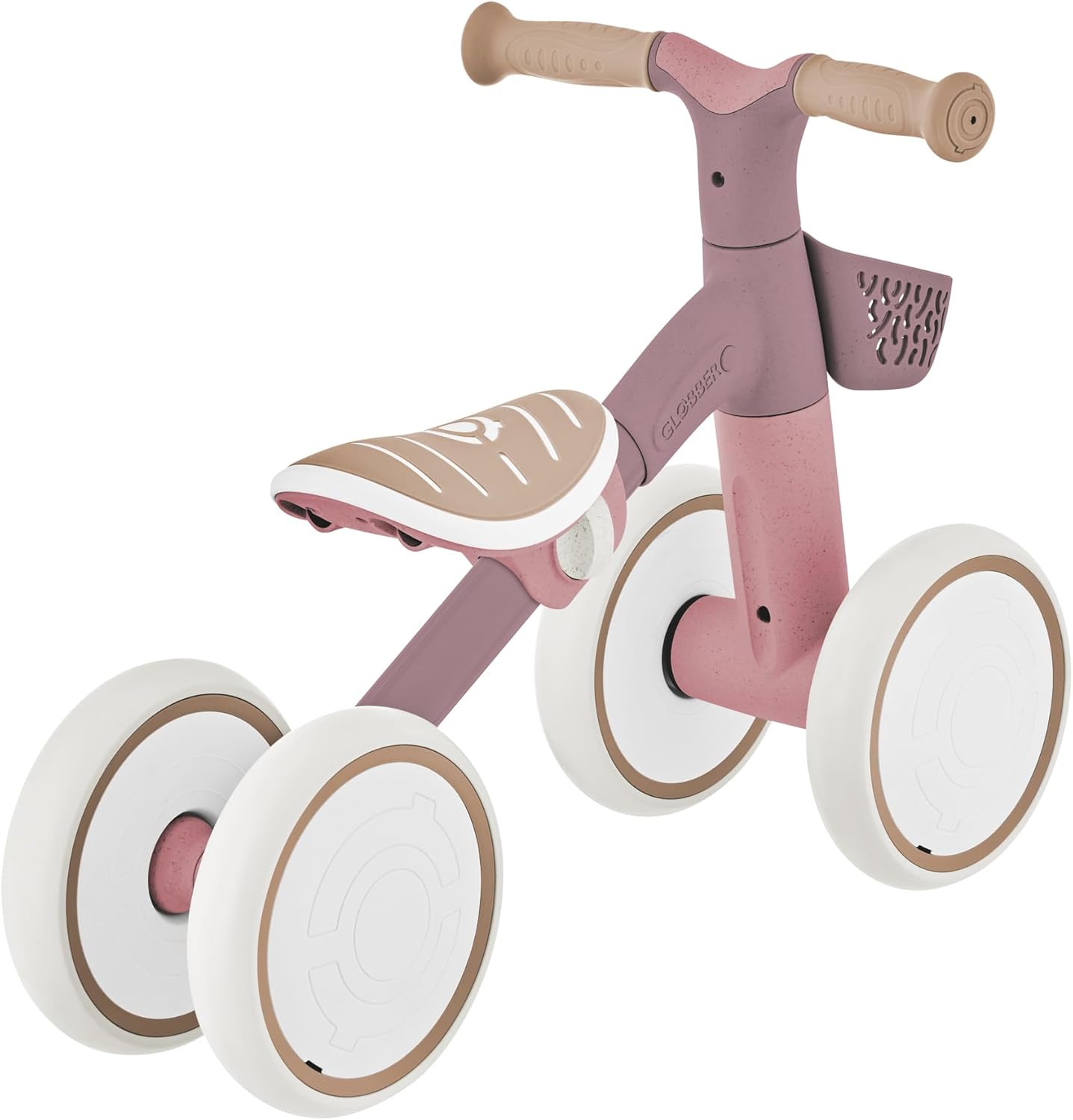 Globber - Portatore Learning Bike ECO - Rosa Berry, da 1 a 3 anni - immagine 6