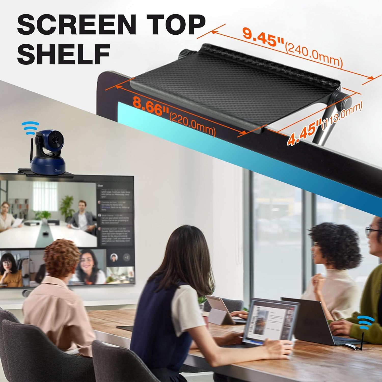 Gsou Webcam Wireless HD 1080P Plug and Play - immagine 7