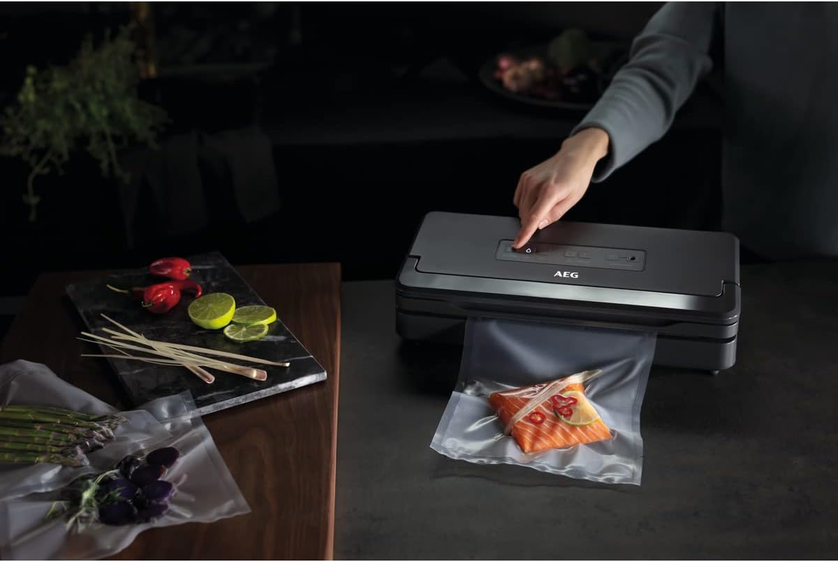 Aeg A6-1-6AG - Confezionatrice Sottovuoto, Grigio - immagine 6