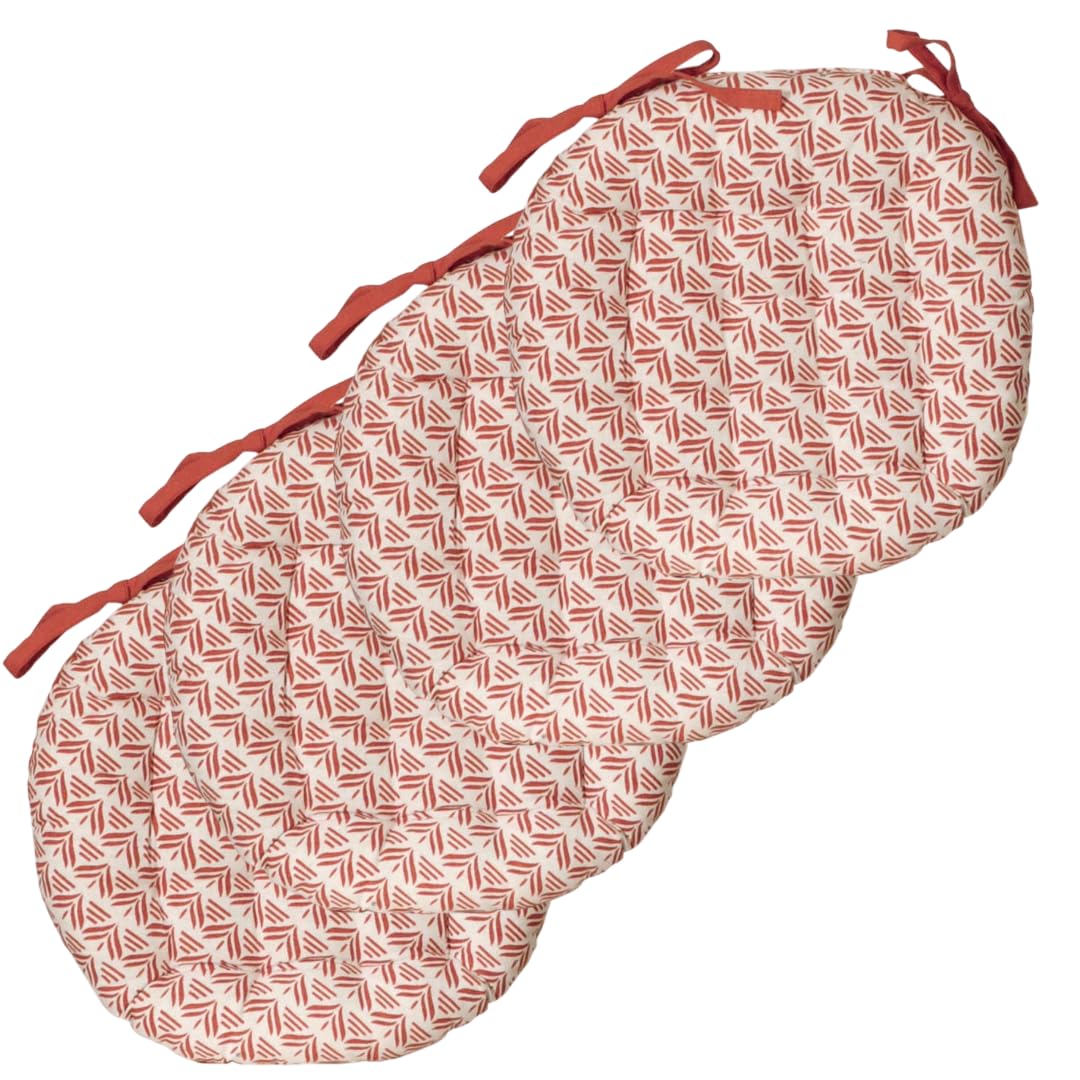 Atout Ciel Set 4 Cuscini Sedia Rotondi D.40 cm