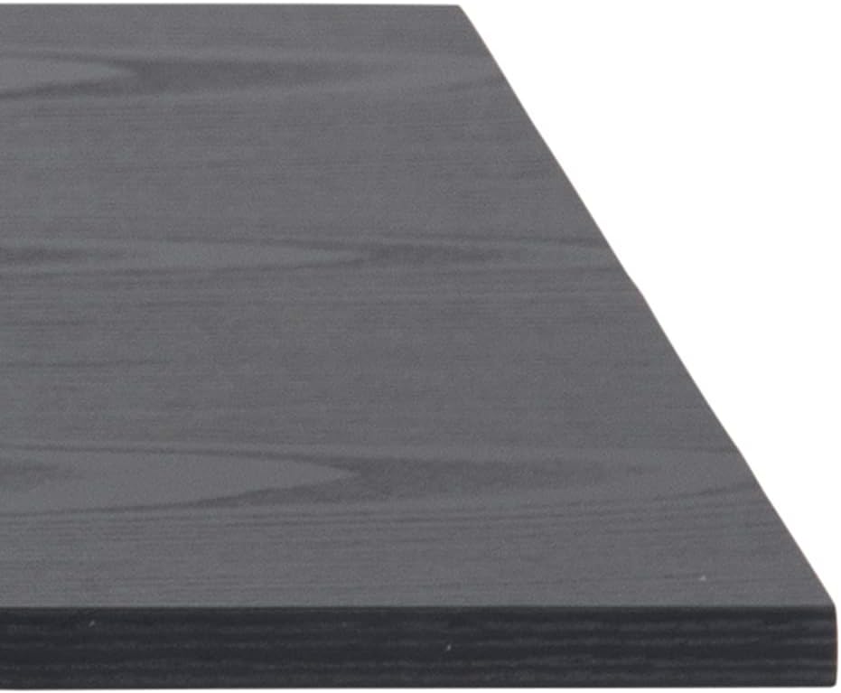 AC Design Furniture Augusta - Tavolino in legno, 40 x 115 x 60 cm, colore: Nero - immagine 8