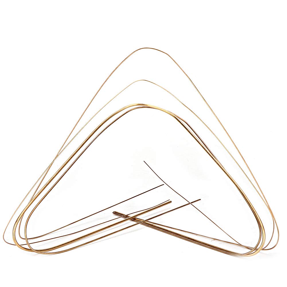 Tyenaza 4 Pezzi 0,5 mm 0,7 mm 1,0 mm 1,5 mm Oro Argento Rame Bacchette per Saldatura, Bacchette per Brasatura in Metallo a Bassa Temperatura per Gioielli