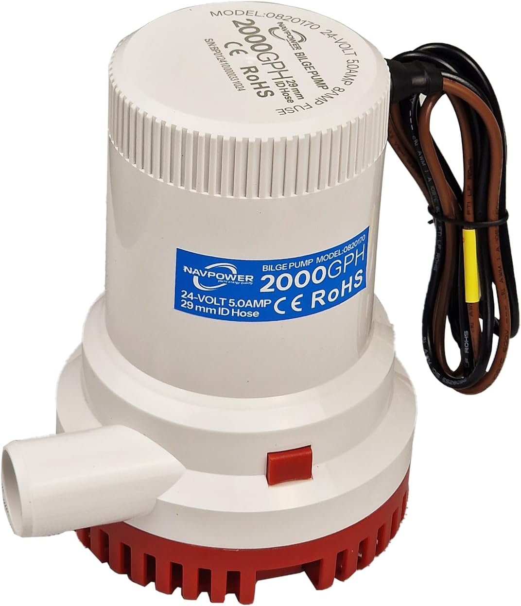 NAVPOWER Pompa di Sentina 12V - 2000 GPH - immagine 1