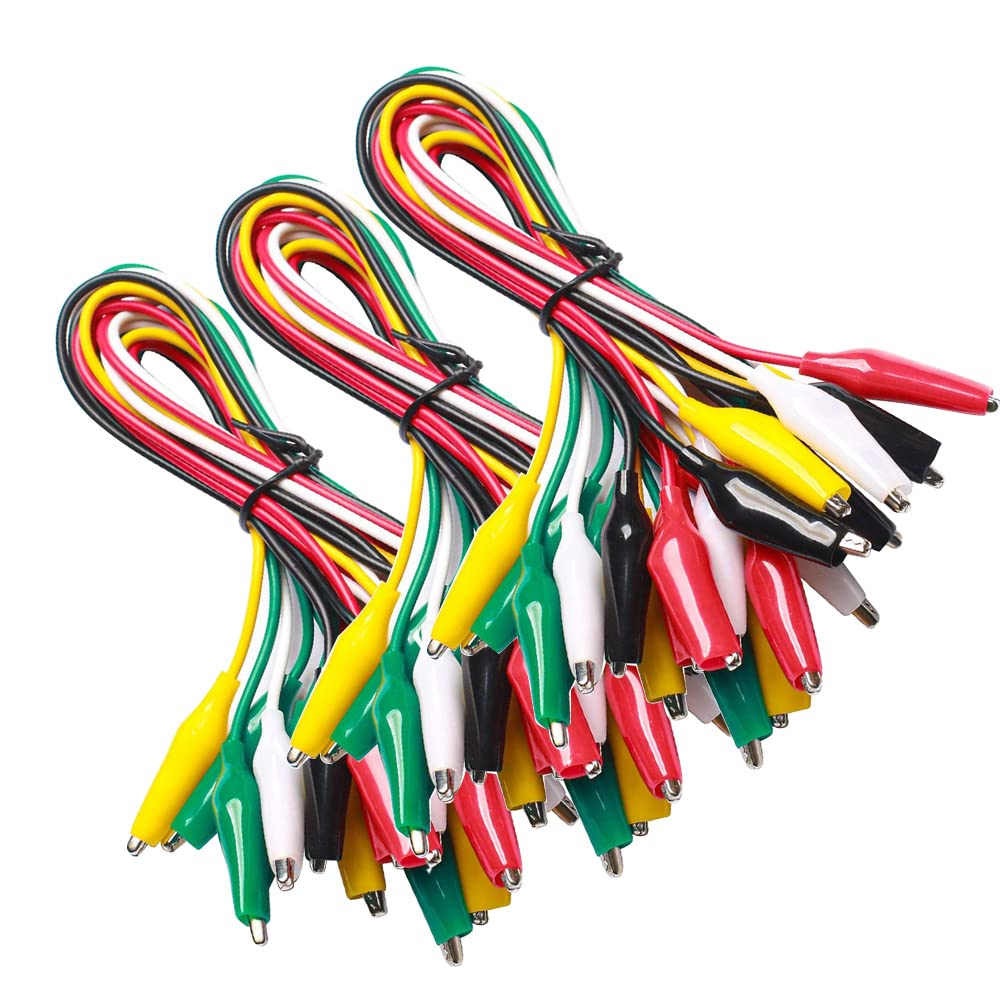 Gebildet 30 Cavi di Prova con Clip a Coccodrillo 50cm