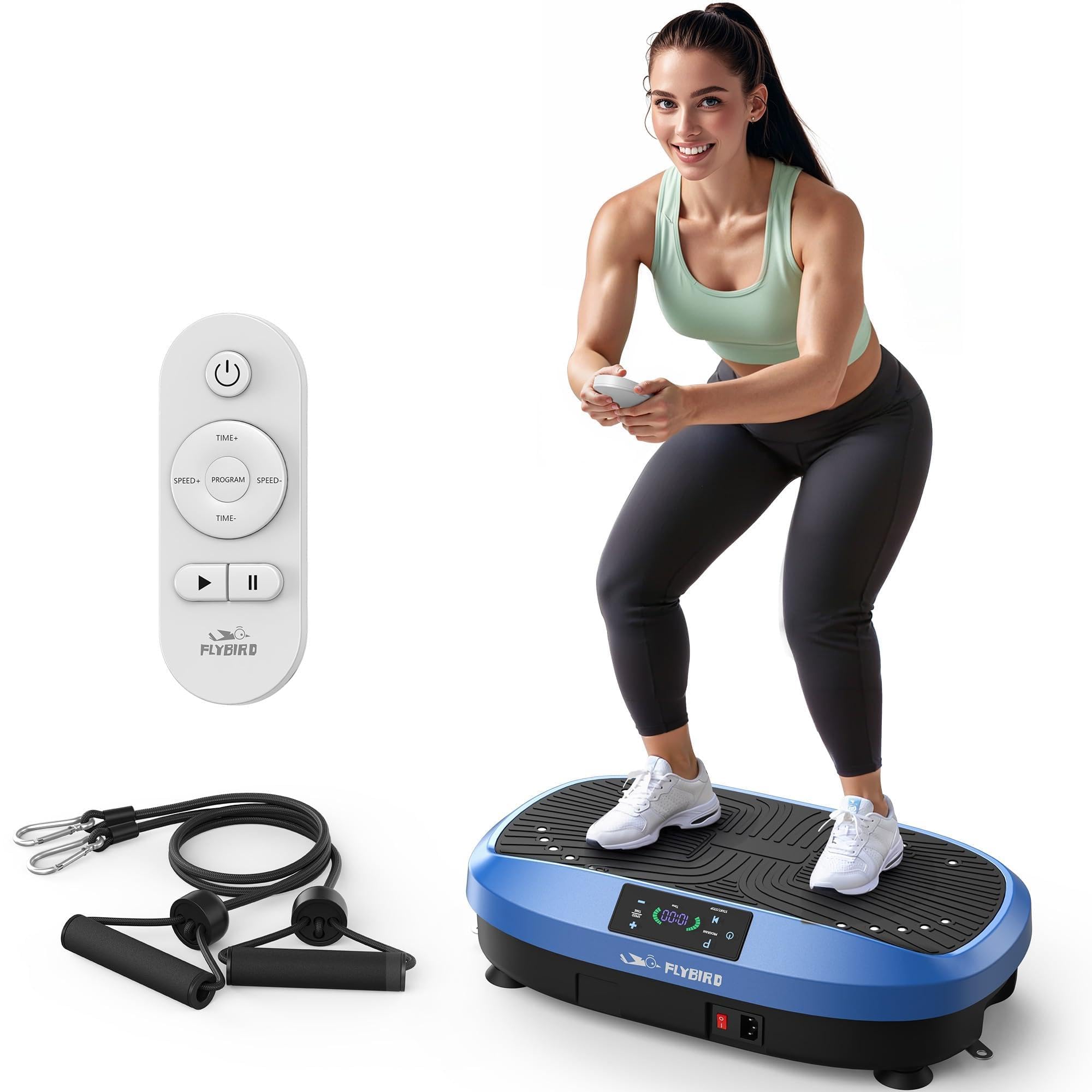 Flybird Piastra Vibrante per Esercizio Corpo Completo
