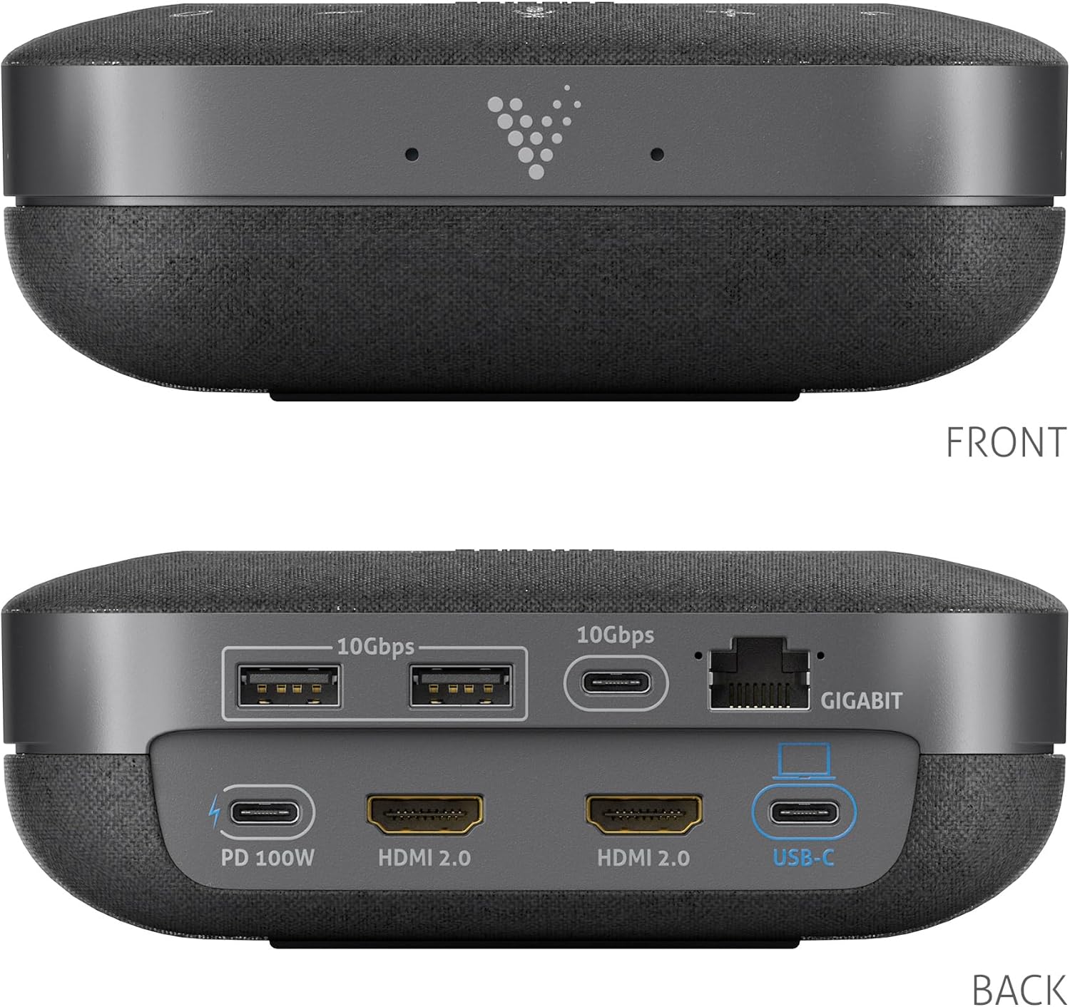 Vuelogic - Docking Station USB C 10 in 1, Nera - immagine 2