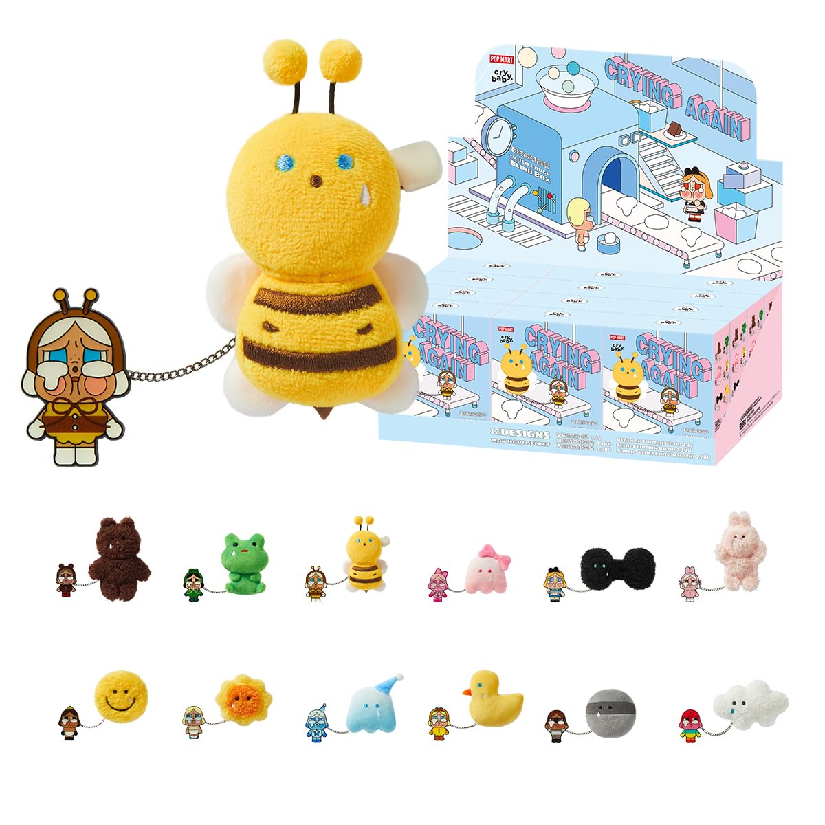 POP MART Crybaby Crying Again Series - Plush Badge
