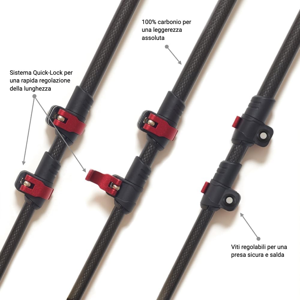 Steinwood Bastoncini da Trekking in Carbonio - immagine 5