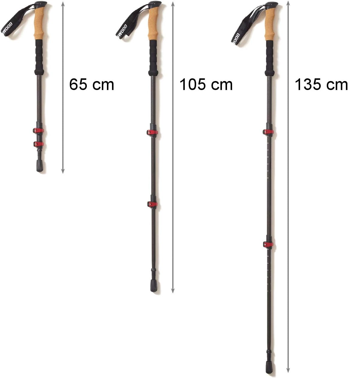 Steinwood Bastoncini da Trekking in Carbonio - immagine 7