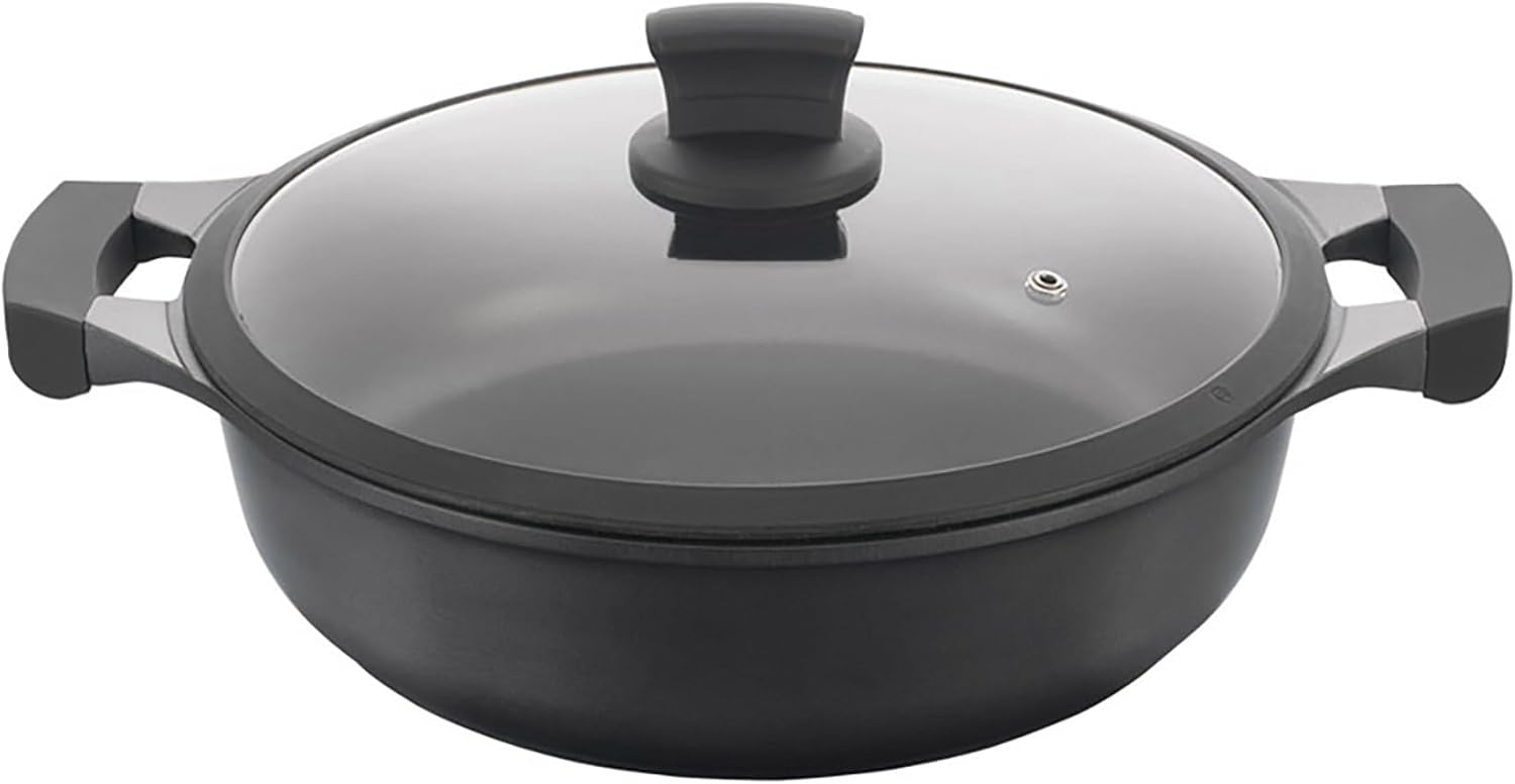 Metaltex XPERT - Casseruola Bassa Alluminio Fuso 30 cm