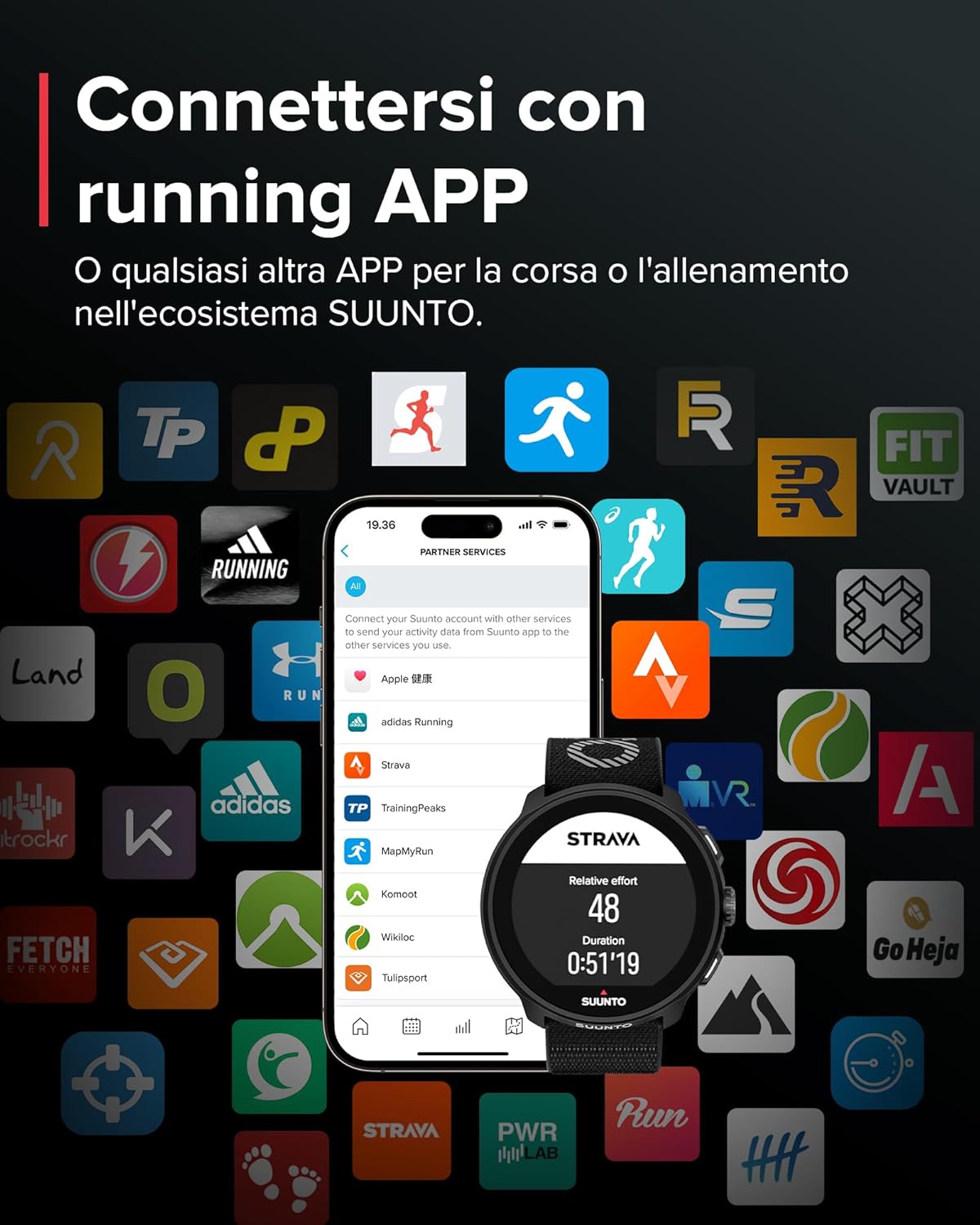 SUUNTO RUN Orologio Sportivo da Corsa AMOLED 1,32" - immagine 9