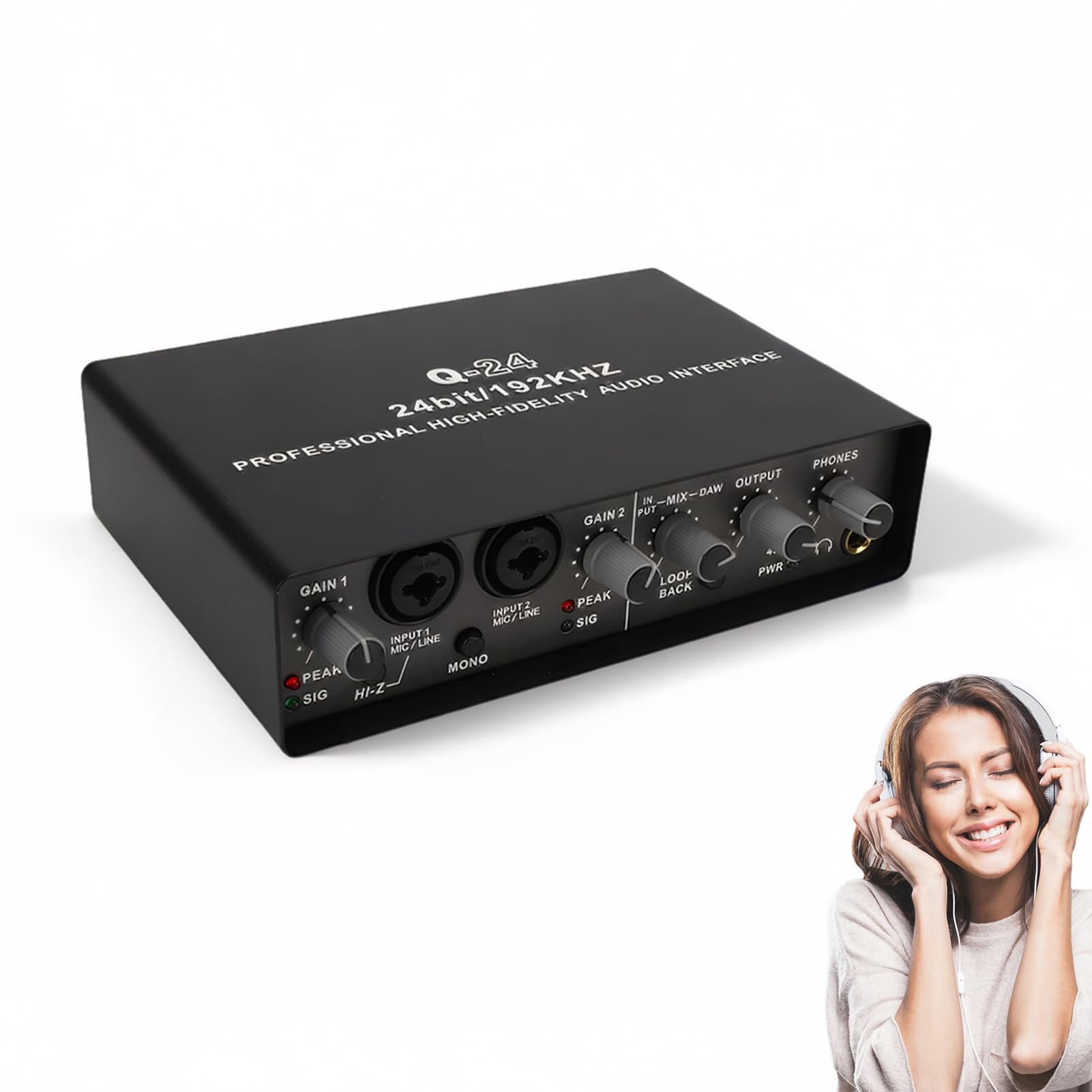 Scheda Audio Mixer Mobile USB per Registrazione Karaoke