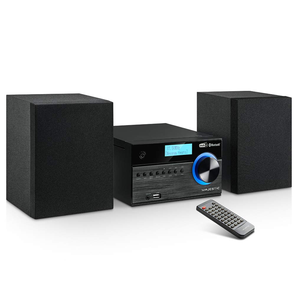 AH 2350 BT - Sistema Micro Hi-Fi DAB/DAB+/FM, Nero