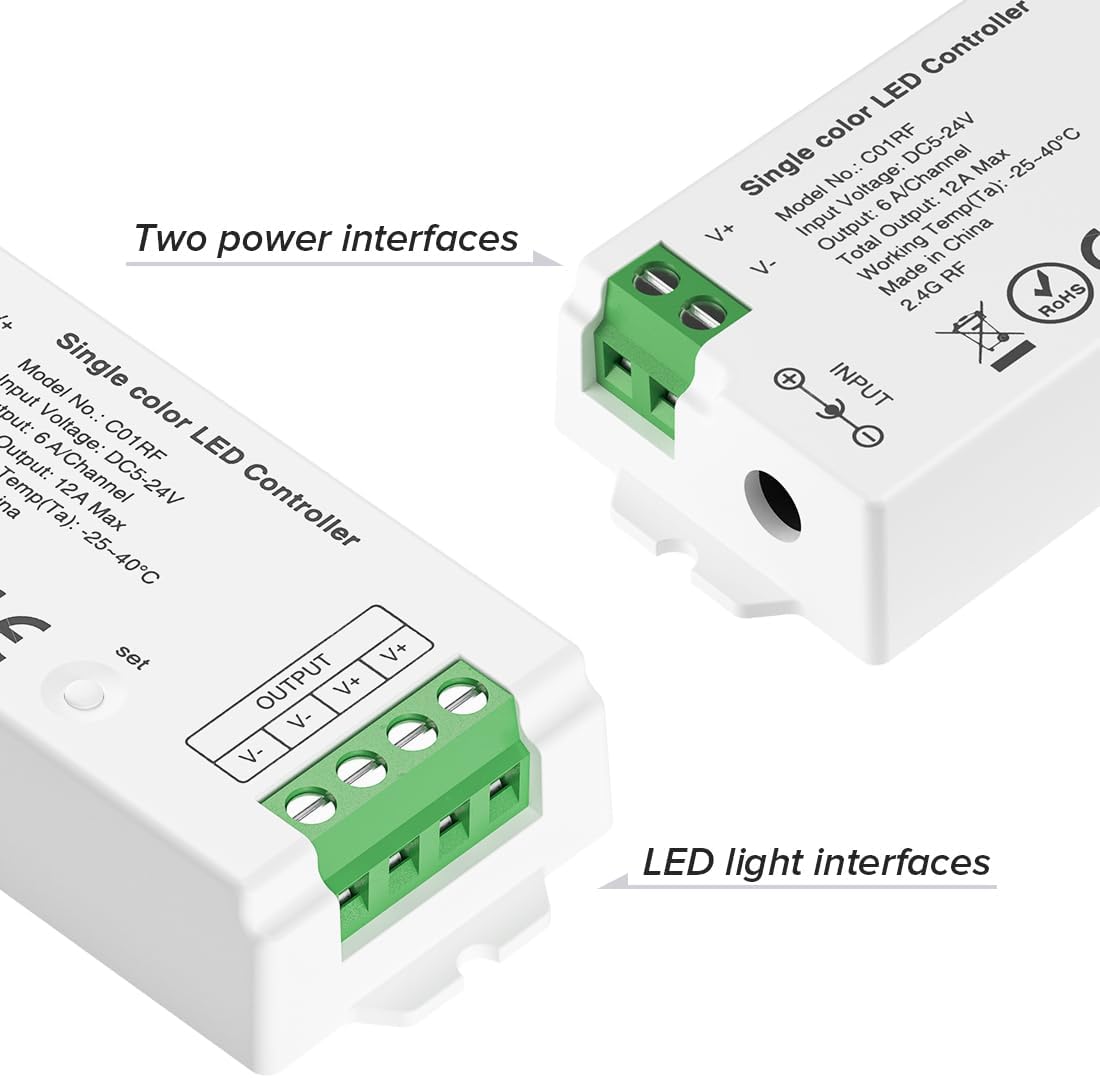 Btf-lighting Telecomando RF 2.4GHz per Strisce LED - immagine 5