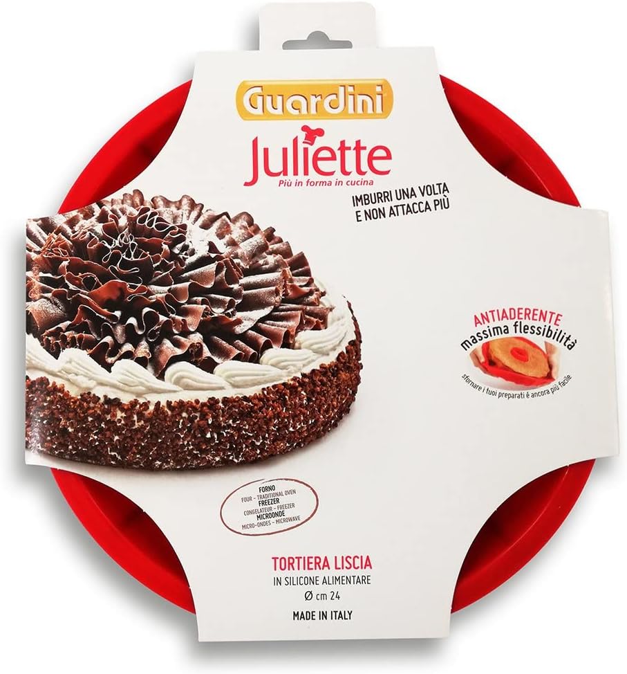 Guardini, Tortiera Liscia Ø 24 cm, Rossa - immagine 3