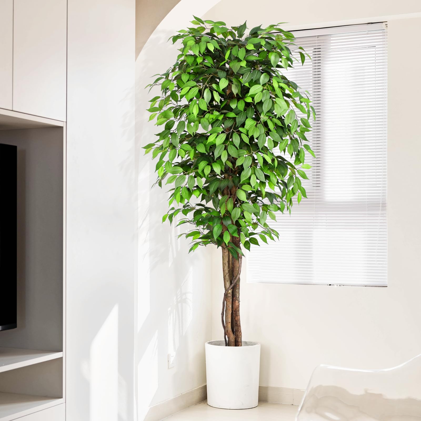 Ficus Artificiale Pianta Grande 210cm
