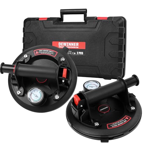 Dewinner Ventosa Sottovuoto con Manometro 300kg