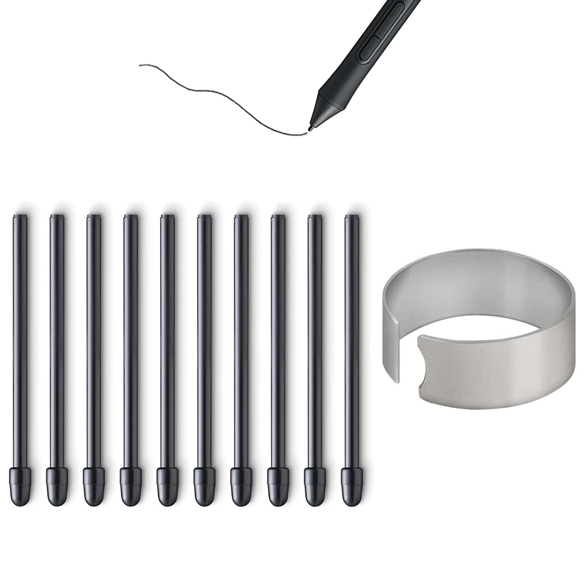 Punte di Ricambio per Wacom Pro Pen 2/Slim/3D (10 Pezzi)