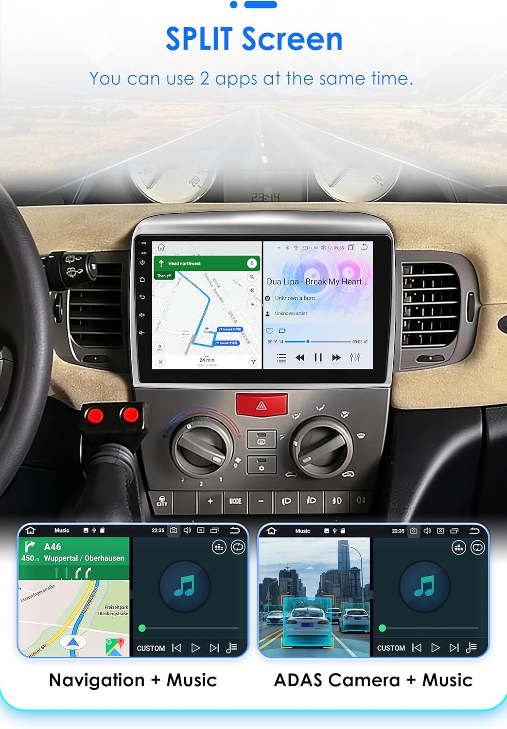 Autoradio Android 13 per Lancia Ypsilon 2006-2011 - immagine 5