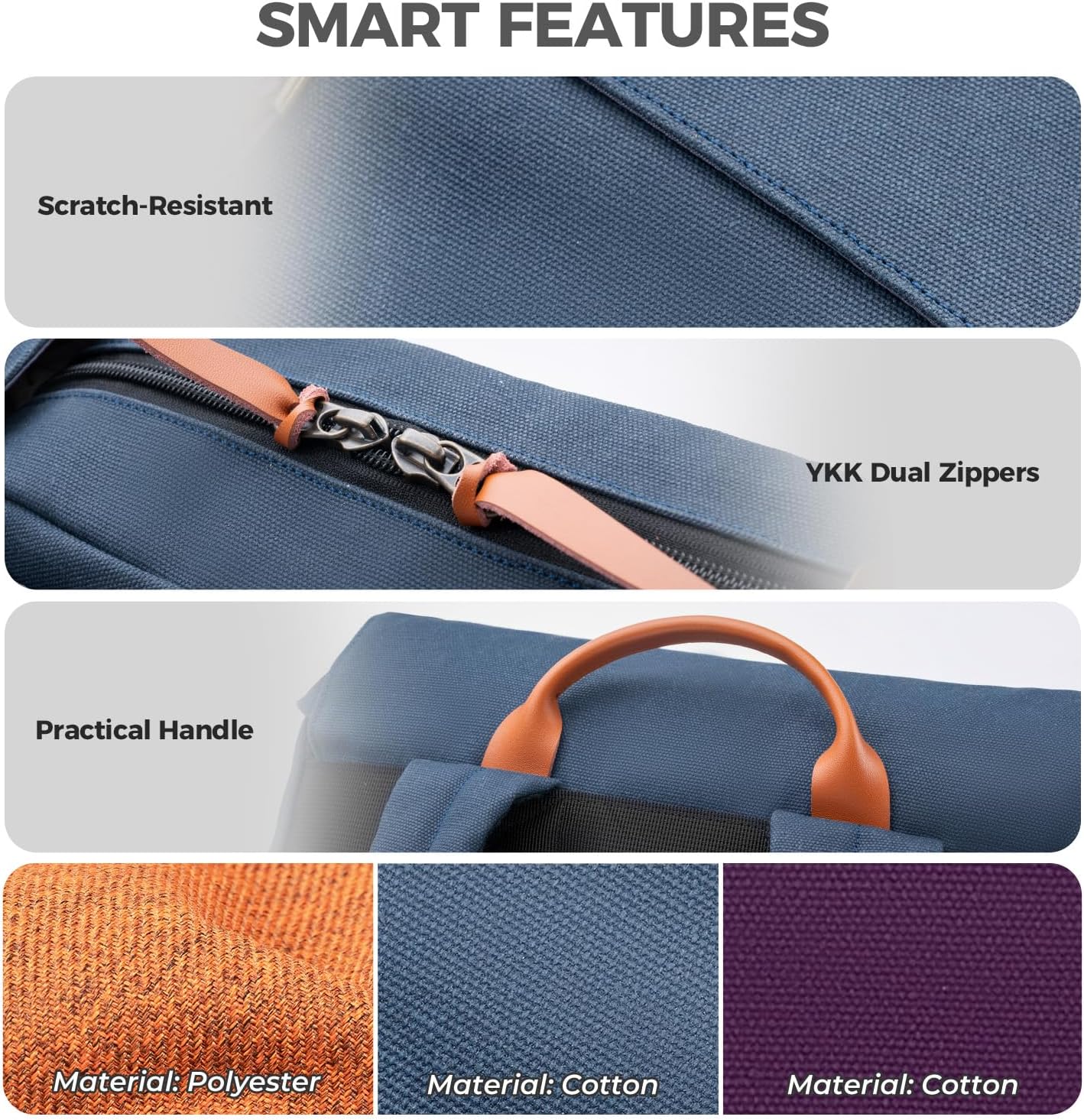 Rockbros Borsa Manubrio Bici Pieghevole 11.5L - immagine 5