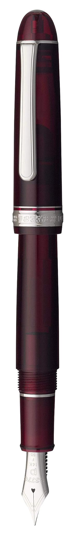 Platinum Century Rhodium Bourgogne - Penna Stilografica