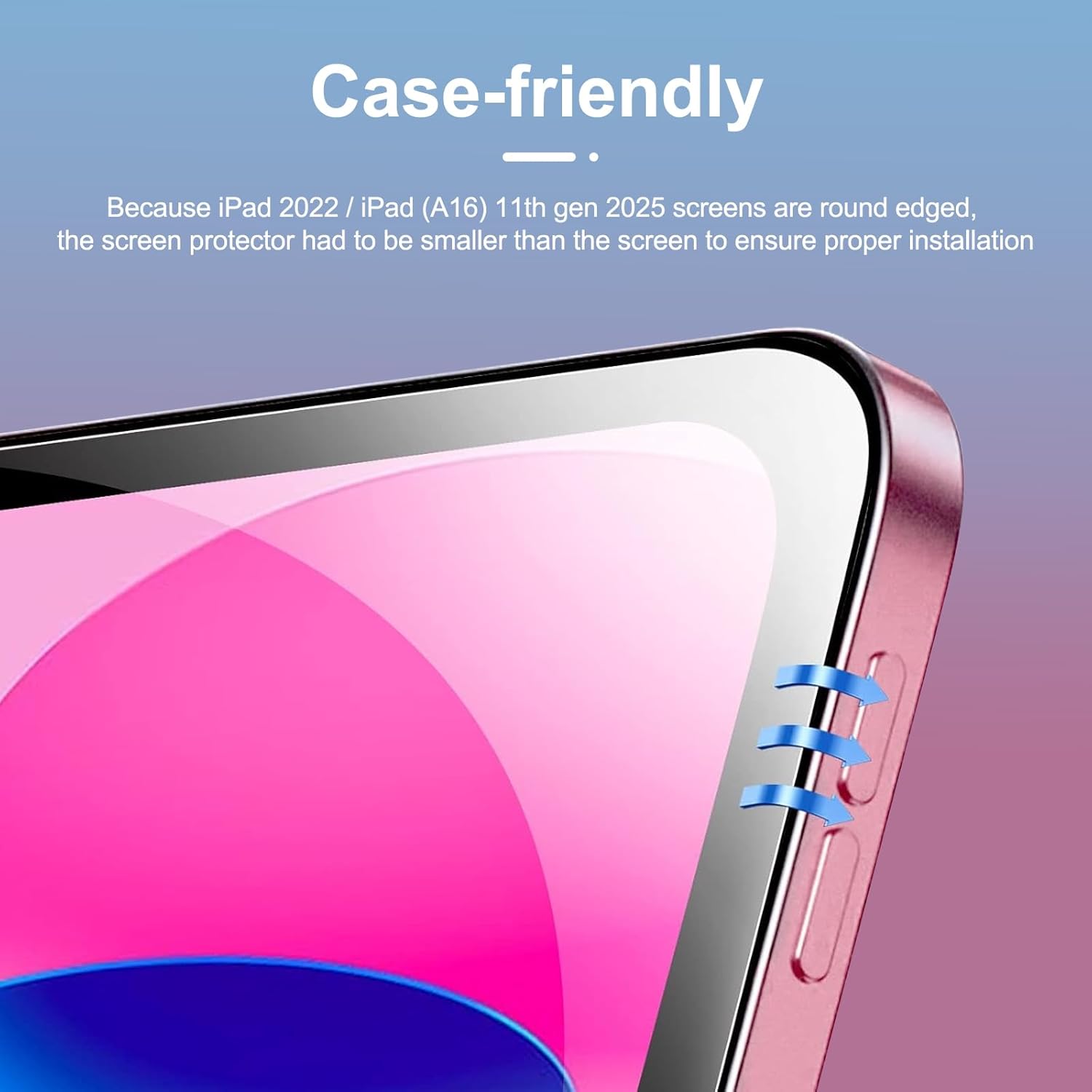 New'c 2 Pezzi Pellicola Protettiva per iPad 10.9" (2022) - immagine 3