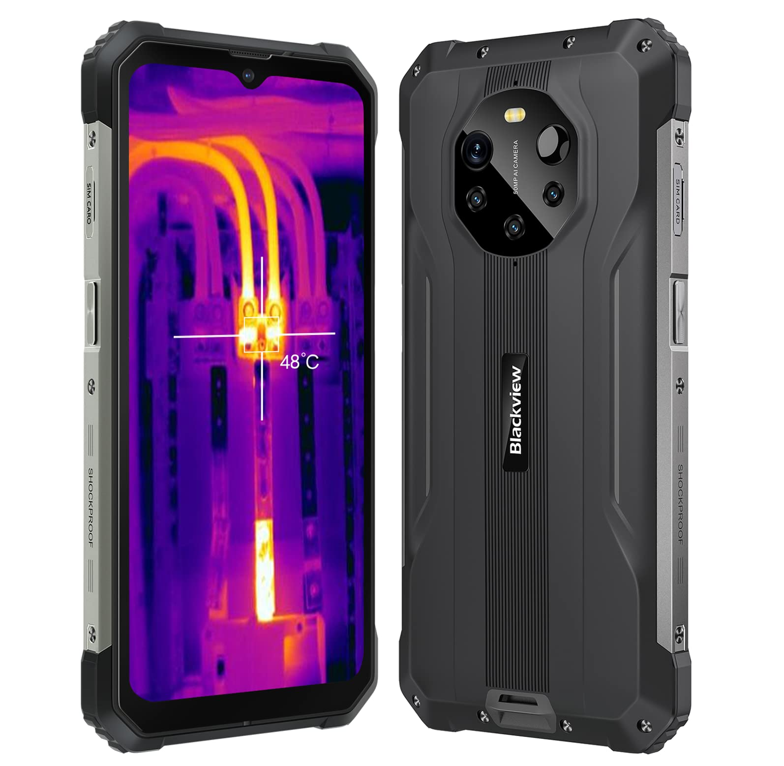 Blackview BL8800 PRO - Smartphone Rugged 5G con Termocamera