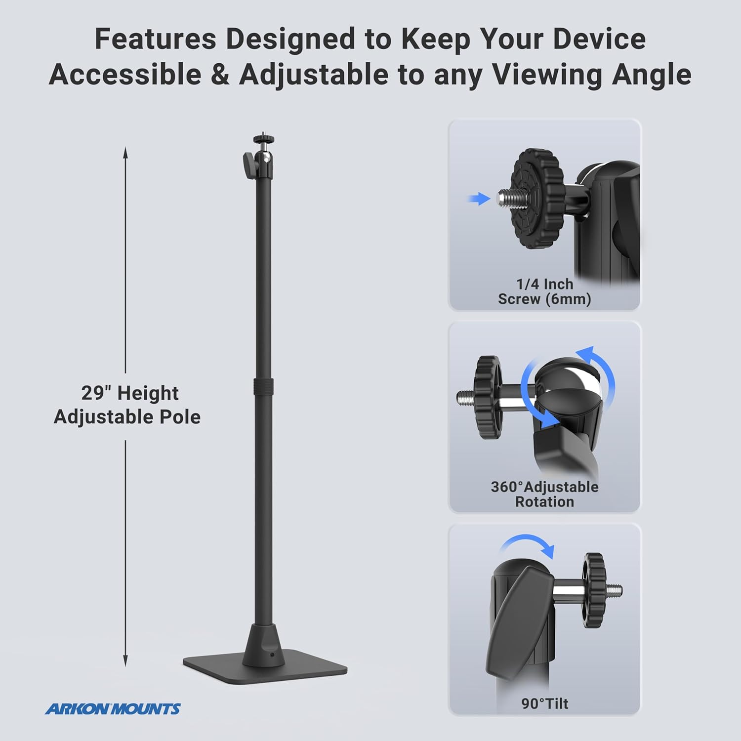 Supporto da Scrivania per Mevo Camera Live Streaming - immagine 3