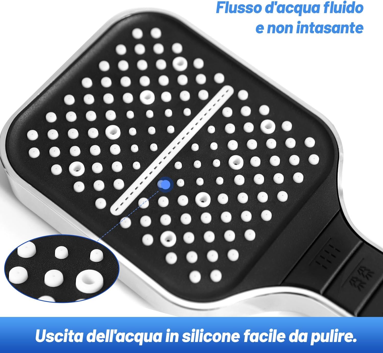 Vehhe Soffione Doccia Alta Pressione con 7 Modalità - immagine 3
